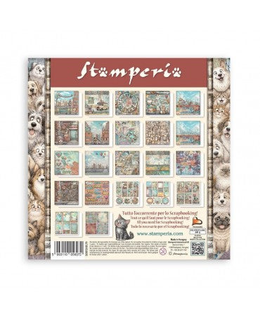 COLECCIÓN 20X20 STAMPERIA MAXI PAD 22 hojas Furry Friends 2 2