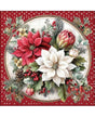 Servilletas FLORALS SCENE RED 1