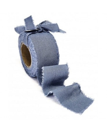 CINTA ALGODON Azul 40mm x 1 metros 1