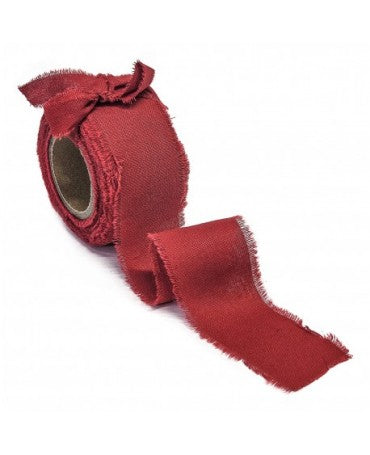 CINTA ALGODON Rojo 40mm x 1 metros 1