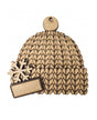 Madera DM Adorno lana Gorro 10x9cm 1
