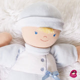 Muñeco de trapo lil´s ones azul bonikka 24cm 1
