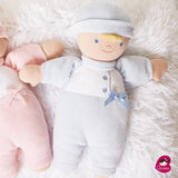 Muñeco de trapo lil´s ones azul bonikka 24cm 2