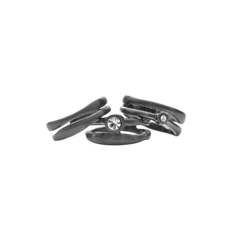 Anillo mix and match negro dansk 1
