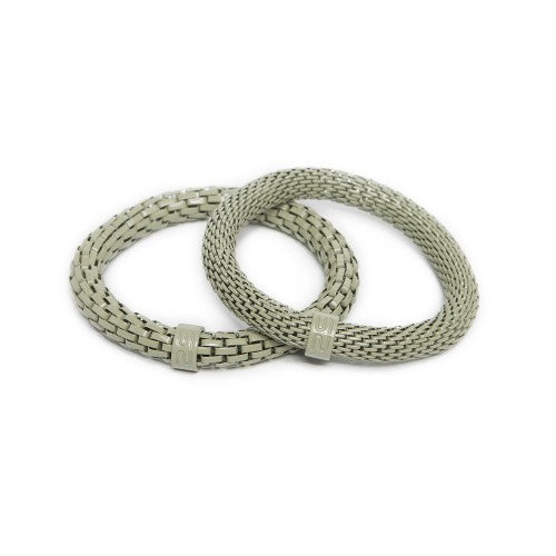 Conjunto 2 pulseras snake mix gasping green silis 1