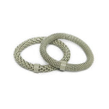 Conjunto 2 pulseras snake mix gasping green silis 1