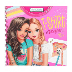 T-shirt designer cuaderno top model 1