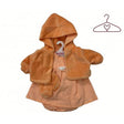 Ropita para muñecas cuadros naranja llorens v-42 1