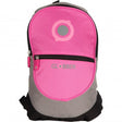 Mochila para patinete y bici rosa globber 1