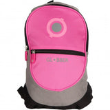 Mochila para patinete y bici rosa globber 1
