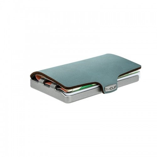 Tarjetero i-clip original silver soft touch opal 2