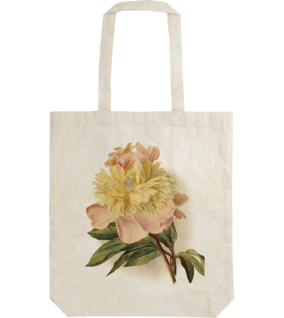 Bolsa algodón Peonia 1