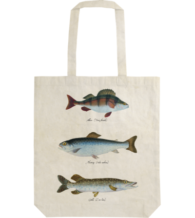 Bolsa algodón Peces 1
