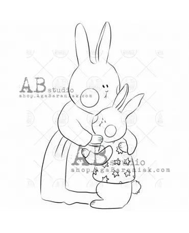 Sello Caucho AB STUDIO "Hare" 1