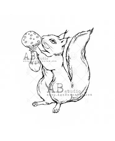 Sello Caucho AB STUDIO "squirrel" 1