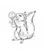 Sello Caucho AB STUDIO "squirrel" 1