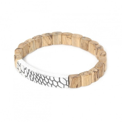 Pulsera hombre pattern nature bijoux 1