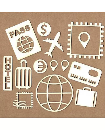 CHIPBOARD SET DE VIAJE 1