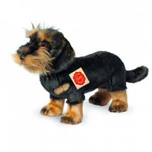 Perro teckel de pelo duro 28 cm hermann teddy 1