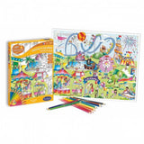 Poster para pintar con colores parque de atracciones sentosphere 1