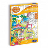Poster para pintar con colores parque de atracciones sentosphere 2