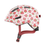 T45-50 casco smiley 3.0 led rose strawberry abus 1