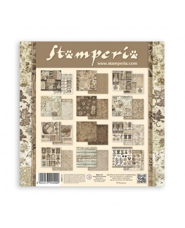 COLECCIÓN 30x30 STAMPERIA Old Lace 1