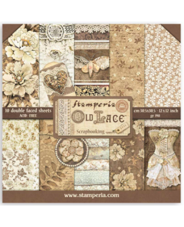 COLECCIÓN 30x30 STAMPERIA Old Lace 2