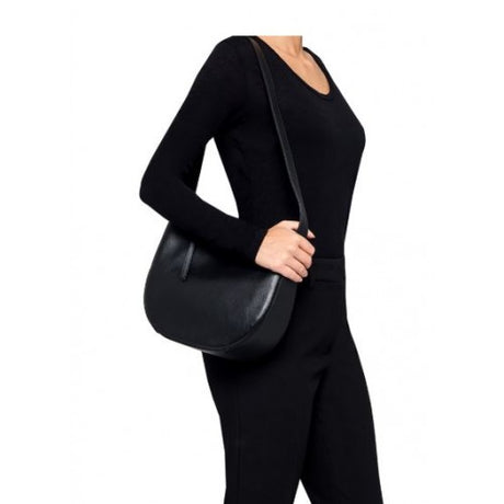 Bolso de piel petra medium black gianni chiarini 2