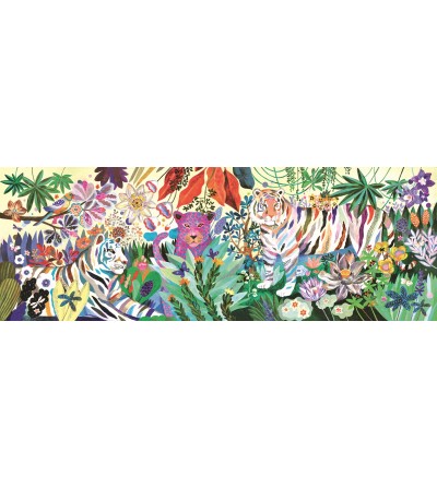 Puzzle gallery Rainbow tigers. 1