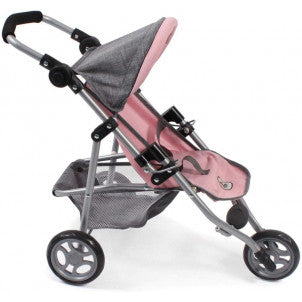 Sillita muñecas jogging-buggy lola gris rosa bayer chic 1