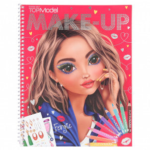 Cuaderno make-up para colorear top model 1