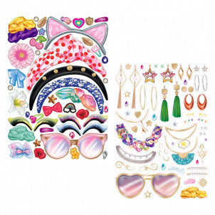 Cuaderno make-up para colorear top model 2
