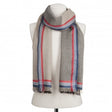 Fular herringbone beige codello 1
