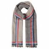 Fular herringbone beige codello 2