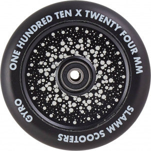 Rueda gyro 110mm negro slamm 1