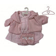 Ropita para muñecas voile rosa v-42 llorens 1