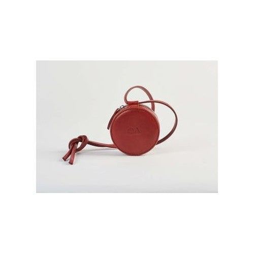 Bolso tubular mini guinda oa well-made 1