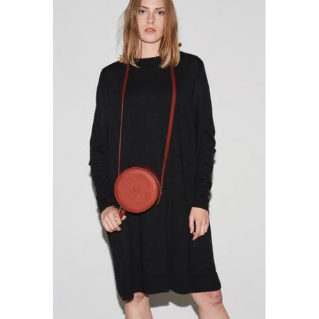 Bolso tubular mini guinda oa well-made 2