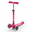 Patinete mini-micro deluxe led rosa 1