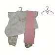 Ropita para muñecas conjunto ositos beige rn-38 llorens 1