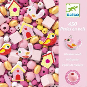 Perlas de madera pajaros djeco 1