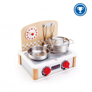 Set cocina y grill para cocinitas hape 1
