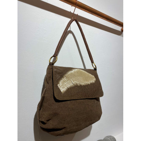 Bolso marron clara/rita flap oc&co 2