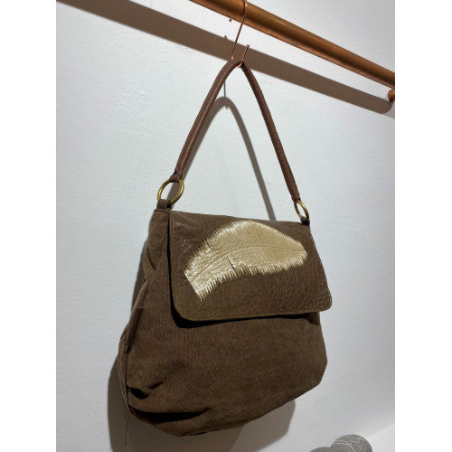 Bolso marron clara/rita flap oc&co 2