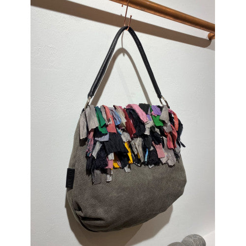 Bolso gris con clara/zebra flap oc&co 2