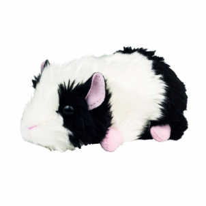 Cobaya blanca y negra 15 cm hermann teddy 1