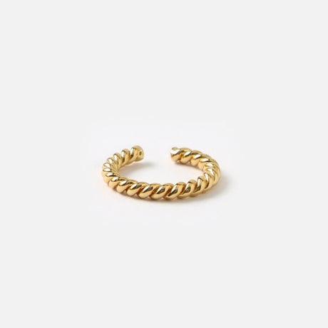 Pendiente ear cuff rope twisst gold orelia 1