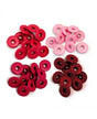 EYELETS X 40 ROJO WE R MEMORY KEEPERS • WIDE 1