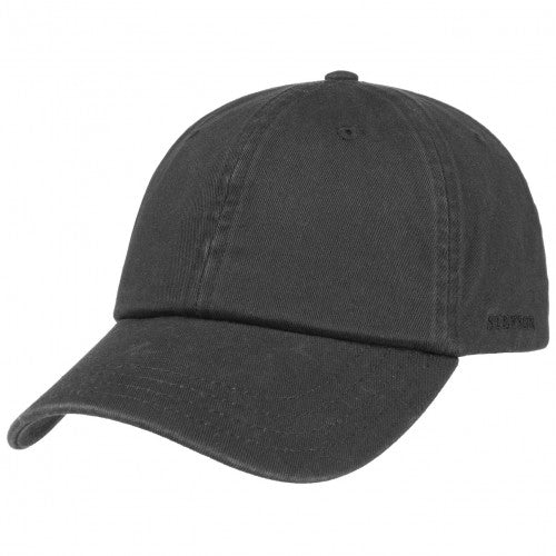 Gorra baseball cap cotton negro stetson 1